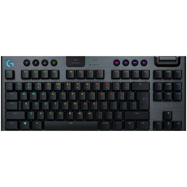 LOGITECH G915 X LIGHTSPEED TKL Wireless Gaming Keyboard - BLACK - US INTL - 2.4GHZBT  - EMEA28i-935 - TACTILE ( 920-012721 ) 